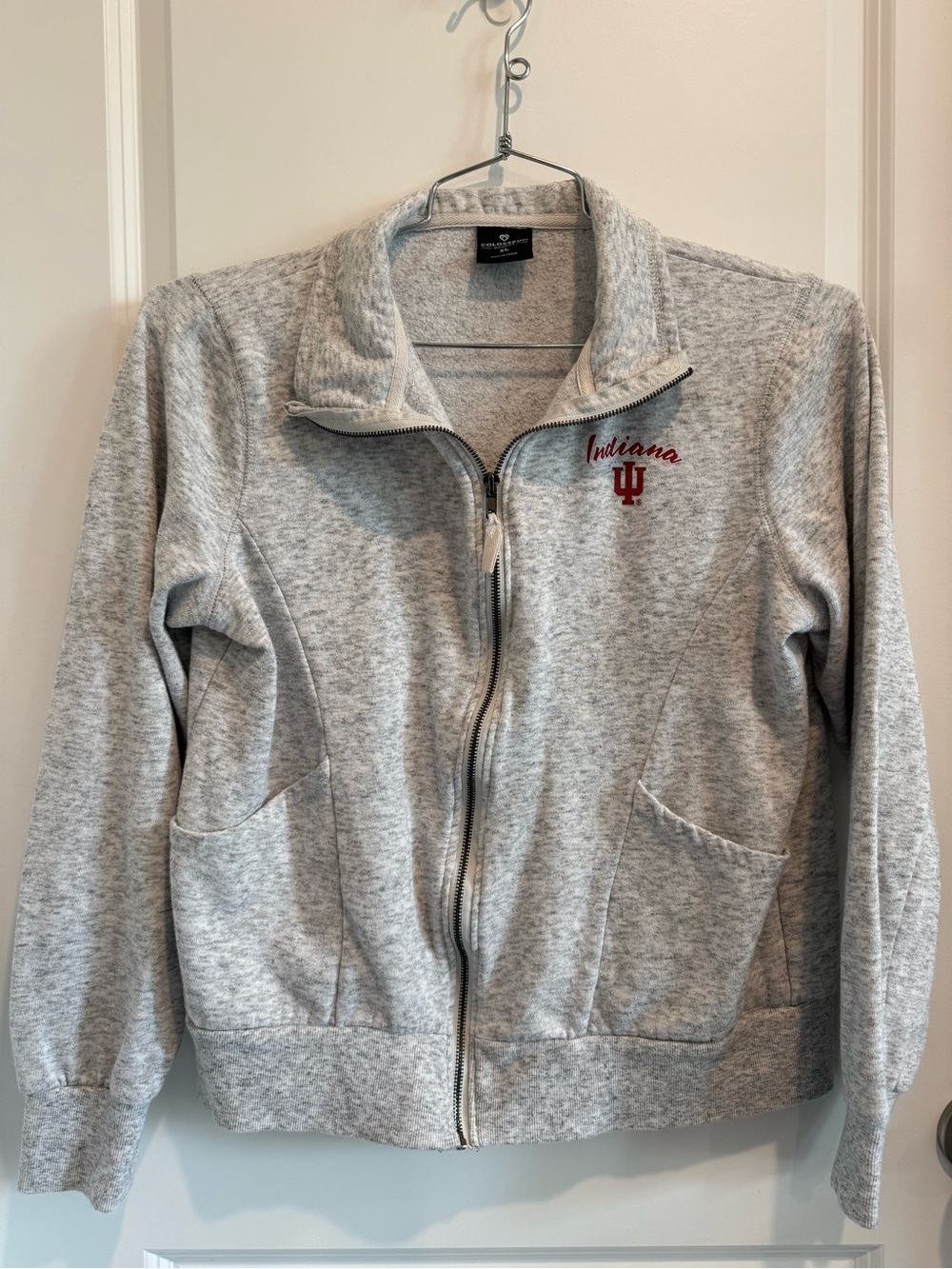 Colosseum Indiana Light Grey Full-Zip Utility Jacket